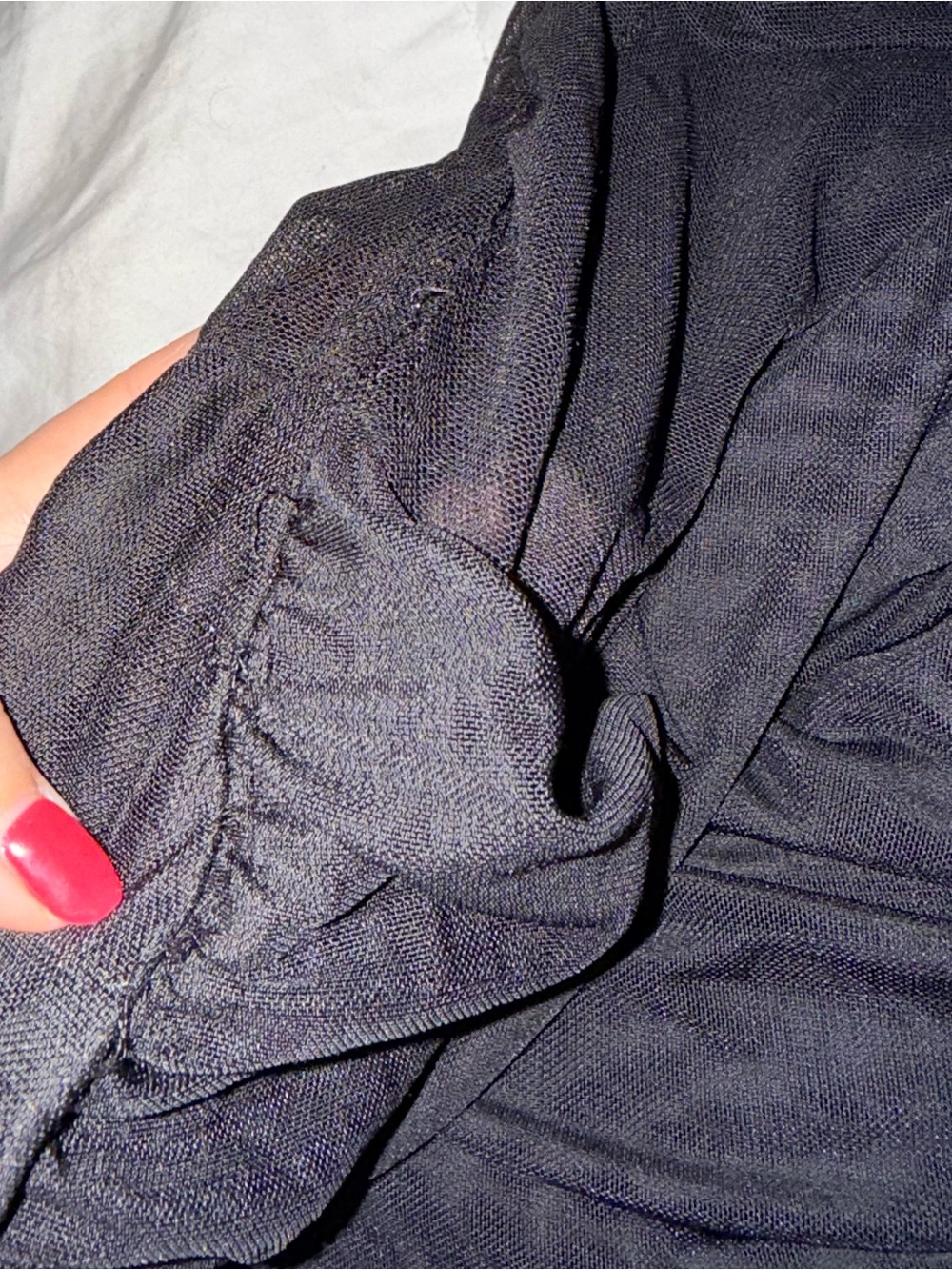 Sau Lee Kelsey Dress Black Knit Jersey Gown 6 - Picture 9 of 10